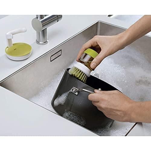 Plastic Cleaning Brush with soap Dispenser for Kitchen Sink Washbasin